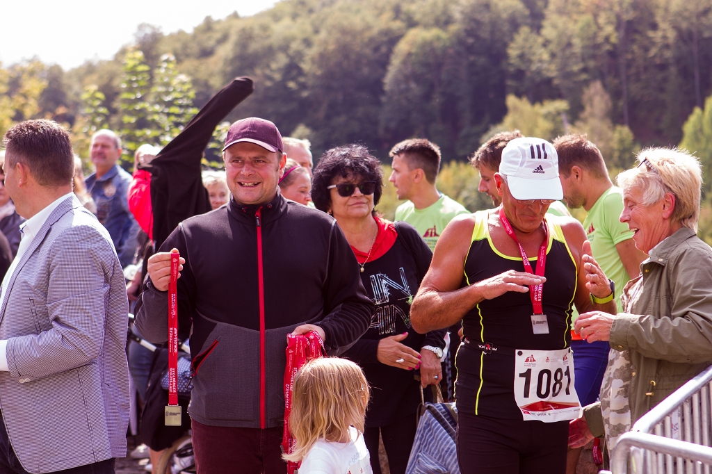 Übergabe der Finisher Medaille